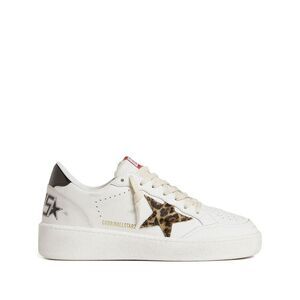 Golden Goose Women's Ball Star With Leo Pony Skin Star And Black Laminated